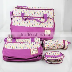 2016 Hot Sale Portable 5 Pcs Best Baby Bag Set Mummy Bags thumbnail-6