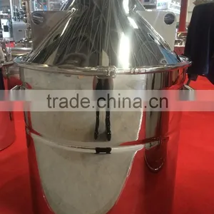 Stainless Steel Feeding Drum/ 150L Drum With Hopper/150L Stainless Steel Storage Tank thumbnail-1