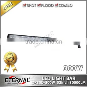 52in 300W Spot Flood Combo High Brightness Offroad ATV UTV SUV CUV 4WD Truck Trailer Led Light Bar thumbnail-2