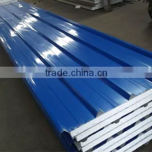 Zinc Coated Color Steel Foil Made Insulated EPS Sandwich Panel thumbnail-2