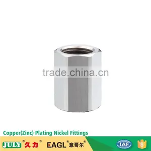 Hexagon Pneumatic Fitting Straight Brass Compression Fittings for pe Pipe thumbnail-1
