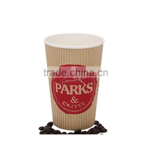 Design Custom Coffee Cupsleeves,disposable Printed Paper Coffee Cup thumbnail-2