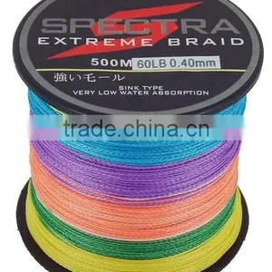 High Quality 10 Color 4/8 Braided PE Fishing Line With Great Sensitivity Good Abrasion Smooth Surface thumbnail-1