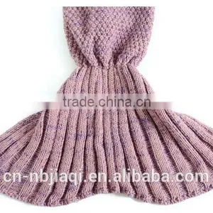 Mermaid Tail Blanket Crochet and Mermaid Blanket for Kids,Summer Super Soft Sleeping Bags thumbnail-4