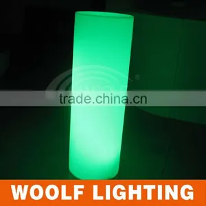 Cylinder Shape RGB 16 Color LED Lighting Glow Pillar thumbnail-2