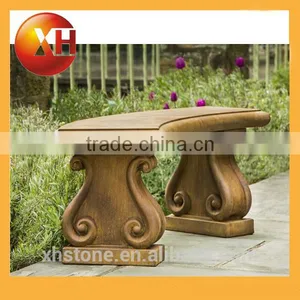 Outdoor Stone Long Bench Seating Chair With Cheap Sale thumbnail-3