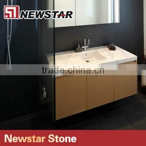 Newstar Prefab Hotel Project Bathroom Quartz Countertop thumbnail-1
