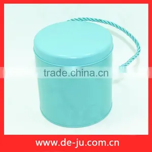 Round Polyester String Customized Food Grade Tin Can thumbnail-1