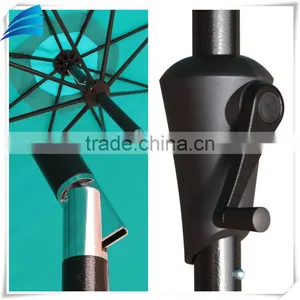 Promotional Folding Small Outdoor Beach Umbrella With Blue Color thumbnail-5