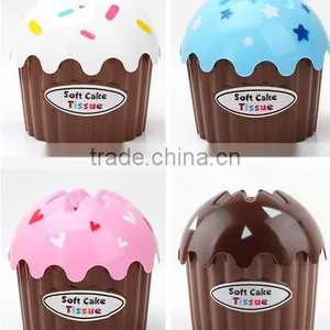 Wholesale Stock Small Order Ice Cream Plastic Tissues Storage Box Napkin Holder thumbnail-5