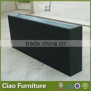 Rattan Outdoor Flower Pot thumbnail-1