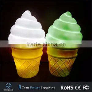 Creative Lovely Ice Cream Shape Night Light LED Lamp for Kids thumbnail-6