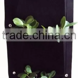 3 Puches Hanging Wall Fabric Pot Container Vertical Garden thumbnail-2