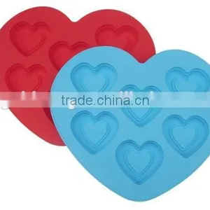 Love Peach Shape Green Non- Pollution Silicone Ice Tray Personalized Custom Silicone Ice Cube Tray thumbnail-2