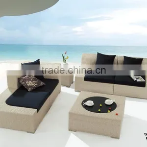 Plastic Rattan Woven Patio Sofa Outdoor Furniture Direct Wholesale thumbnail-1