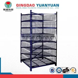 Hot Sale Small Layer Flower Shelf Mobile Display Rack Without Wheel thumbnail-1