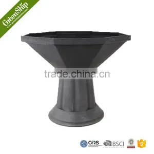 Sculpture Bird Bath Pot With Superhigh Heeled Base thumbnail-2