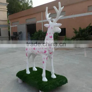 Fiberglass Reindeer Figure for Movie Cartoon thumbnail-3
