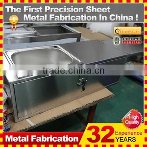 Custom Stainless Steel Kitchen Sink for off Road Camping Trailer thumbnail-1