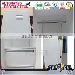 Good Quality One Door Storage Cabinets Metal Locker for Home Bedroom thumbnail-5