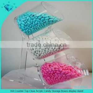 Clear Acrylic Tube Candy Box With Spoon,acrylic Candy Box thumbnail-2