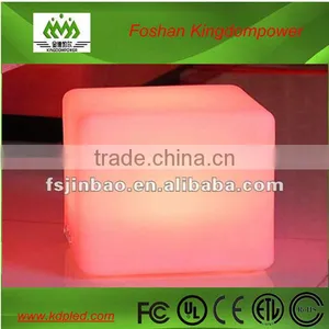 Rechargeable Colorful LED Decorative Cube thumbnail-1