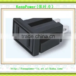 AC Power Outlet US Regulatory Wiring Socket American Polar Size Hole Card Socket Environmental Protection Copper XD-106C thumbnail-1