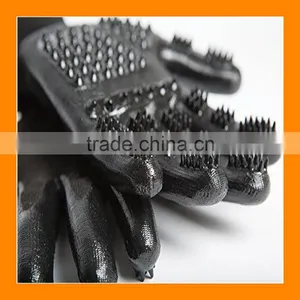 Flexible Tactile Touch Pet Grooming Gloves Pet Bathing Gloves for Horse Dog Cat thumbnail-3