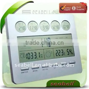 World Time Lcd Clock Weather Station thumbnail-1