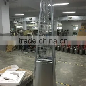 Glass Tube Patio Pyramid Gas Flame Heater thumbnail-2