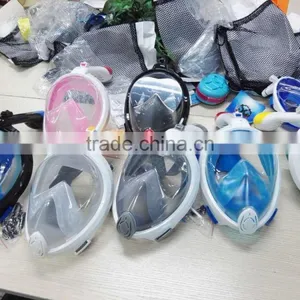 180 Panoramic View Anti Fog Anti Leak Snorkel Underwater for Adult & Youth Mask Surface Diving thumbnail-1
