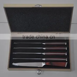 Wooden Gift Box 6PCS Steak Knife Set thumbnail-4