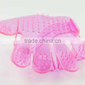 Silicone Mini Pet Bath Toys Pet Items Grooming Bath Massage Gloves thumbnail-1