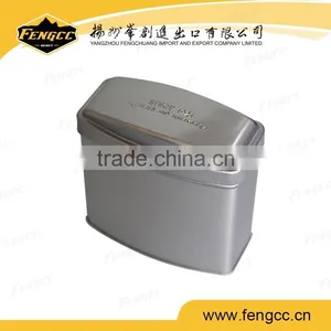 Blank Silver Metal Tin Box in Embossed Cutom Logo thumbnail-1