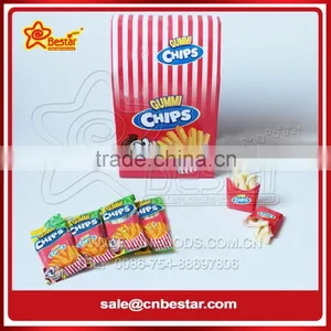 Hot Sale Chips Shape Sour Gummy Candy thumbnail-1