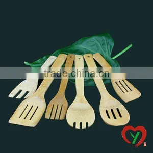 Unique Shape Bamboo Cooking Shovels Spoon thumbnail-1