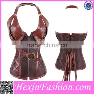 Hexin Vintage High Quality 14 Steel Boned Corsets Wholesale thumbnail-1