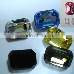 Crystal Loose Bead Jewelry Rectangle With Eight Angle Shape thumbnail-1