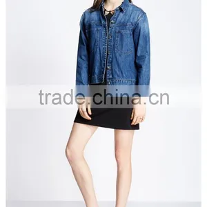 New Arrival Outdoor Winter Bulk Wholesale Loose Jean Jacket Wholesale thumbnail-3