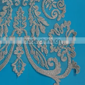 Golden Embroidery Collar Trims Sewing On Patches thumbnail-3