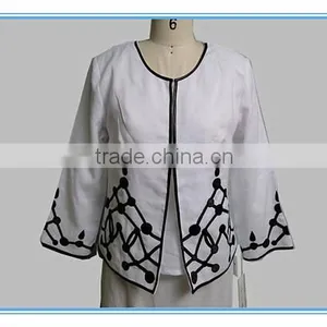 Business Women Formal Suits With Embroidery thumbnail-3