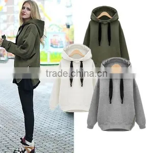 Women Long Sleeve Cardigan Loose Sweater Outwear Jacket Hoodie Fleeces Pullover thumbnail-1