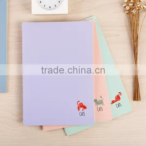 A6 Cheap Student Exercise Notebook Custom Logo 4color Printing Student Notebook Stitching Book Printing thumbnail-3
