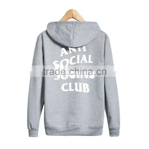 Anti Social Club Autumn Winter Streetwear Cotton Men Brand Clothing Hip Hop Sweatshirt Hoodies Hoody thumbnail-4