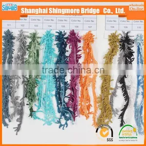 China Fancy Yarn Supplier Hot Wholesale New Arrival 100 Polyester Pigtail Yarn for Knitting Machine thumbnail-6