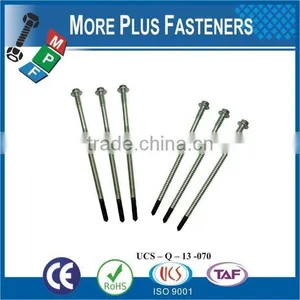 Made in Taiwan Hex Head Bi Metal Screw Tapping Screw thumbnail-5