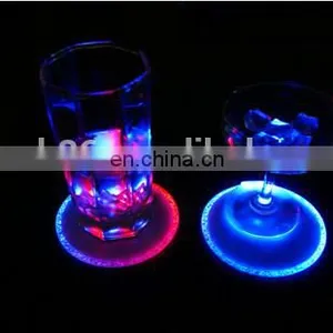 2015 Latest Design LED Colorful Coaster For Bar/Party New Year Gifts&Christmas thumbnail-5