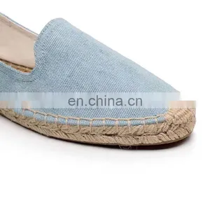 Wholesale New Arrival Women Canvas Shoes Casual Flat Espadrilles thumbnail-3