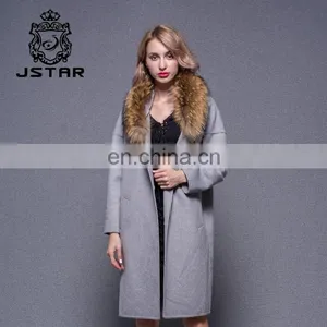 Super Quality Latest Design Double-Face Cashmere Jacket Overcoat Trench Coat thumbnail-1