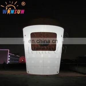 White Inflatable Cup/Giant Inflatable Coffee Cup PVC Water Cup thumbnail-1